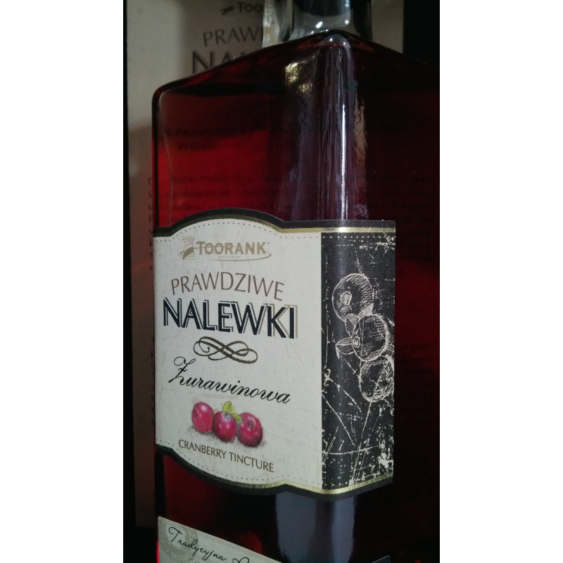 Prawdziwe Nalewki Żurawinowa 0,5 vol.26%