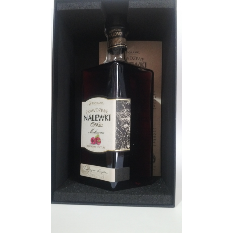 Prawdziwe Nalewki Malinowa box 0,5 vol.21%