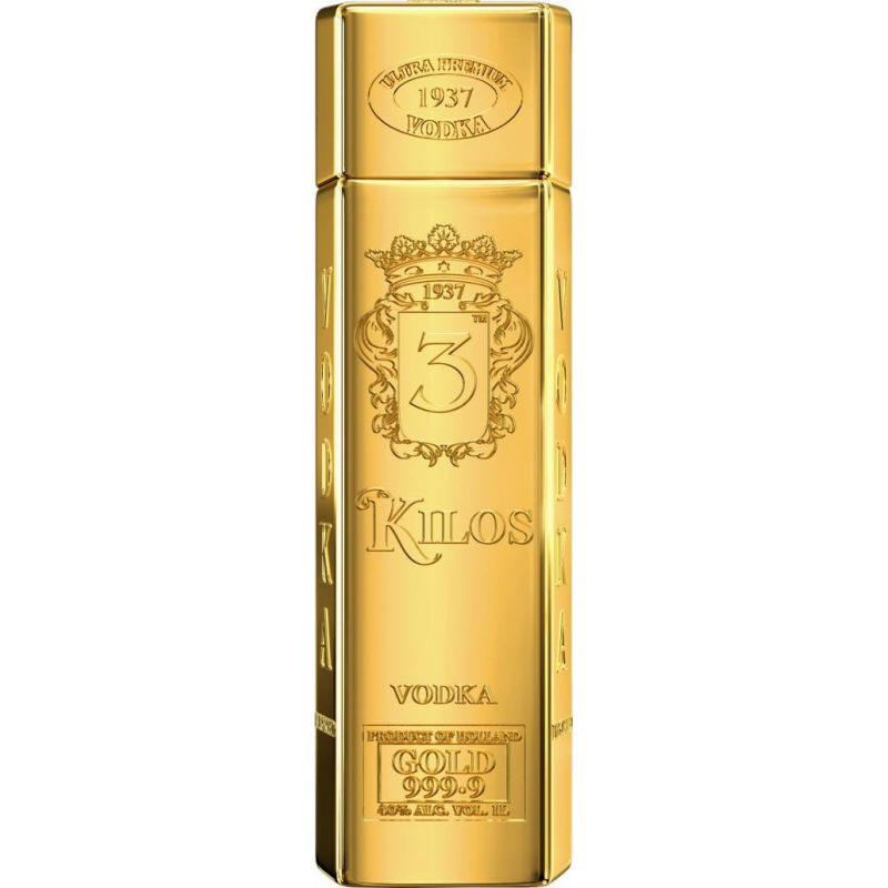 Vodka Kilos  Gold 999-9 1l.vol.40%