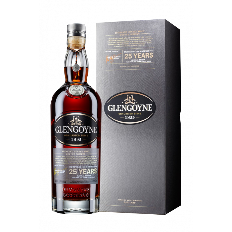 Glengoyne 25 years  skrzynka 0,7  48%