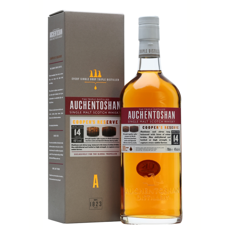Auchentoshan Cooper`s Reserve 14 YO 0,7l 46% vol