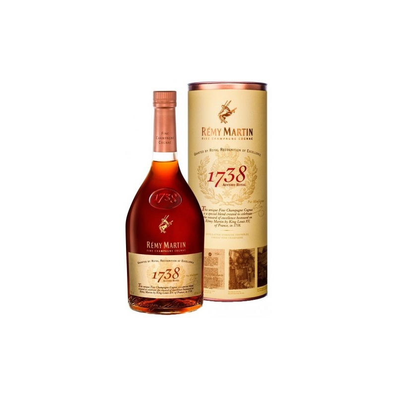 Remy Martin 1738 Accord Royal 0,7 40% w tubie
