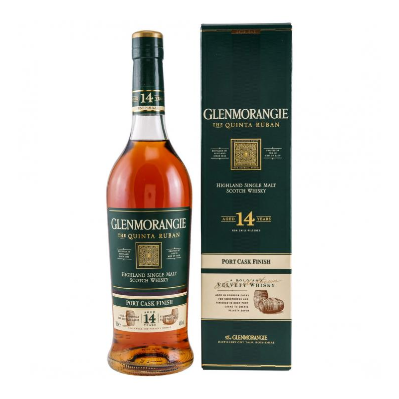 Glenmorangie Quinta Ruban Port Cask Finish 14-letnia 0,7/46%