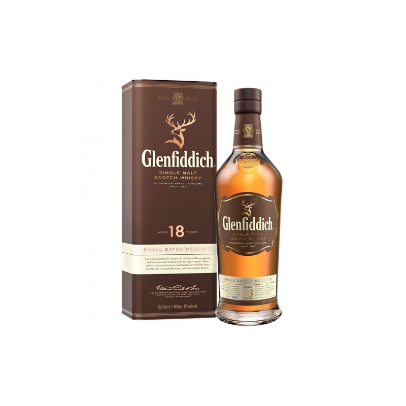 Glenfiddich  18 years w tubie 0,7/40%