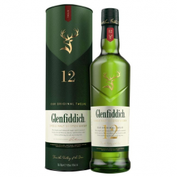 Glenfiddich 12 yaer 0,7/40% w tubie