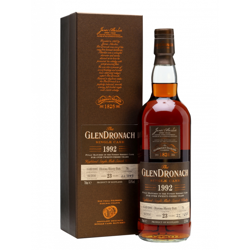 GlenDronach Single Cask 1992 0,7 58,1%