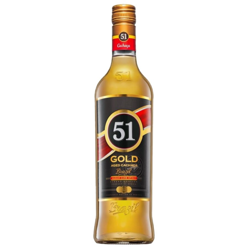 Cachaca 51 Gold  0,7L  38% vol.