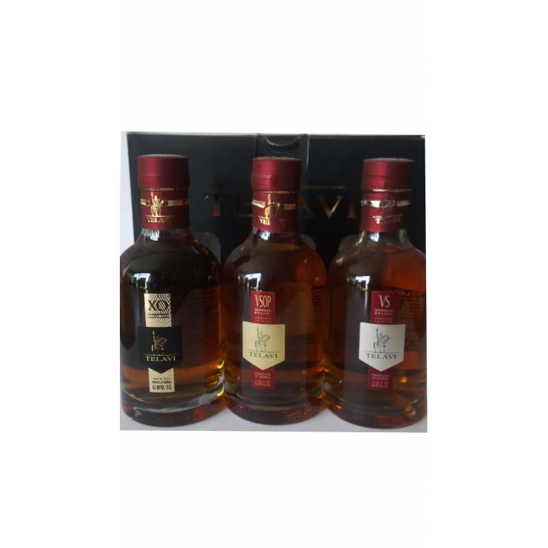 Telavi Special Selection zestaw w kartoniku 3x200 ml.vol.40%